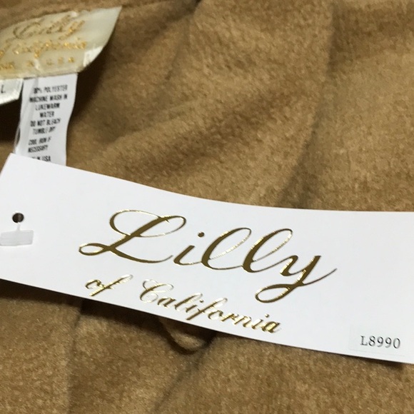 Vintage Lilly of California Fleece Cape new with tags - Picture 8 of 8